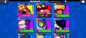 Conta brawl stars com Sandy nvl max e clancy conta com 2.5k