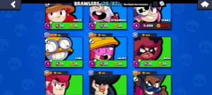 Conta brawl stars com Sandy nvl max e clancy conta com 2.5k