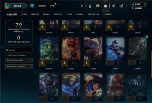 Diamante 3 com 35 Champs e 3 Skins ( 1380 RP sobrando ) - League of Legends LOL