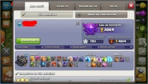 conta clash of clans cv9