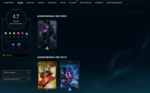 Lol Esmeralda, 47 Skins, Skins Lendárias, 25K Ea, Lvl 50 - League of Legends