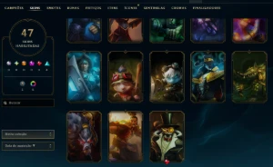 Lol Esmeralda, 47 Skins, Skins Lendárias, 25K Ea, Lvl 50 - League of Legends