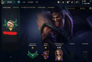 Lol Esmeralda, 47 Skins, Skins Lendárias, 25K Ea, Lvl 50 - League of Legends