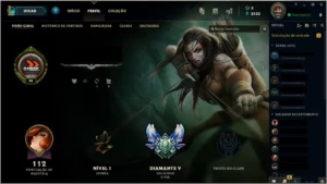 Conta diamante V, 33 campeões e 12 skins - League of Legends LOL