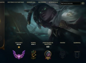 Conta LOL mestre alto mmr - League of Legends