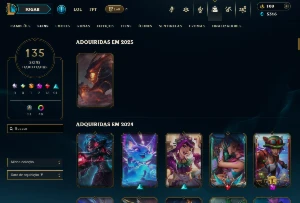 Conta LOL com várias skins BARATA - League of Legends