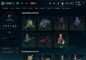 Conta LOL com várias skins BARATA - League of Legends