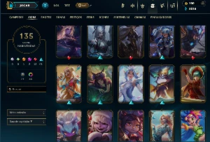Conta LOL com várias skins BARATA - League of Legends