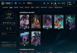 Conta LOL com várias skins BARATA - League of Legends