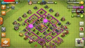 Conta cv7 Clash of clans