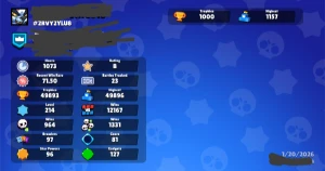 Conta de Brawl Stars antiga
