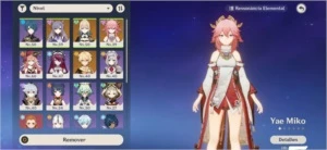 Genshin Yae Miko, Mona, Keqing e Aloy AR34 - Genshin Impact