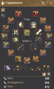 [BDO Sa] → 767 Gs / Itens P2w / Pérola / 62 Empregadas