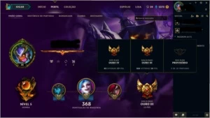 Conta League of Legends- Gold lll LOL