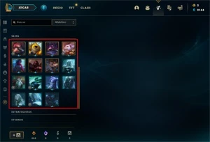 CONTA SMURF DANDO QUEUE COM MESTRE + SKINS LENDÁRIAS - League of Legends LOL