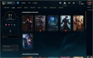 V > Atual GOLD4 MD5 com 21skins e 53champs(Plat4 na passada) - League of Legends LOL