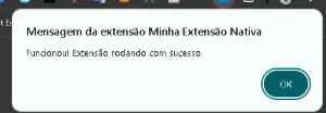 Extensão Google Chrome Nativa - Menu Pop-up e Alertas - Outros