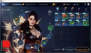Maga lvl 73 81k de power, 1 pet epico + 1 escama epica - MIR4