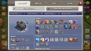 CONTA CLASH OF CLANS CV9 BARATA PRA SAIR RAPIDO!!!