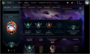 Conta League of Legends - 107 Champions/52 Skins - Platina 4 LOL