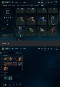 😈 [BR&LAS] 😈 3 Contas (2 BR/1LAS) - League of Legends LOL