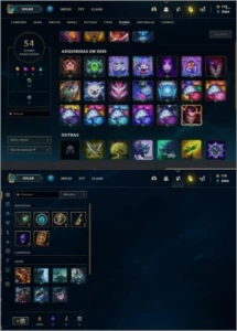😈 [BR&LAS] 😈 3 Contas (2 BR/1LAS) - League of Legends LOL