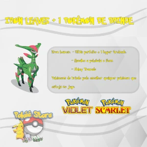Iron Leaves + 1 Pokémon de Brinde - Scarlet e Violet - Outros