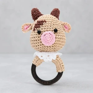 Chocalho Boizinho Amigurumi - Artesanato e Personalizados