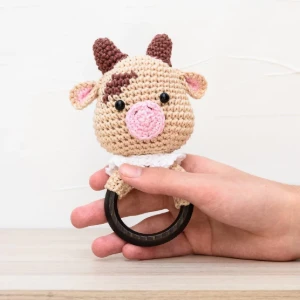 Chocalho Boizinho Amigurumi - Artesanato e Personalizados