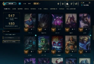 Ouro 2 com 40 Champs e 12 Skins - League of Legends LOL