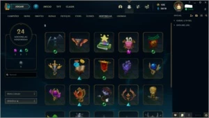 CONTA LOL 137 SKINS DIAMANTE 3, TODOS CAMPEÕES - League of Legends
