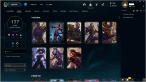 CONTA LOL 137 SKINS DIAMANTE 3, TODOS CAMPEÕES - League of Legends
