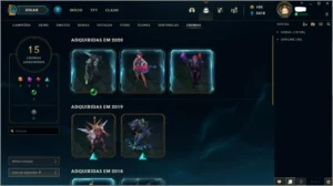 CONTA LOL 137 SKINS DIAMANTE 3, TODOS CAMPEÕES - League of Legends