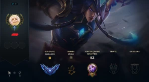 Conta Diamante 1 Solo Duo Mmr Buffado Skin Do Talon E Yuumi - League of Legends LOL