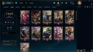 Conta de League of legends +1000 Skins LOL
