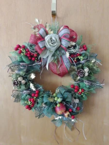 Guirlanda de Natal - Tradicional (36cm) - Artesanato e Personalizados