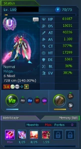 Conta com bloom U LA-Omega - Digimon Masters Online DMO