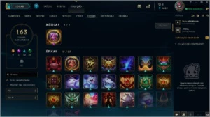 Conta lol platina 3 139 skins todos os champions exceto neko - League of Legends