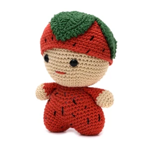 Bebê Moranguinho em Amigurumi - Artesanato e Personalizados