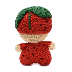 Bebê Moranguinho em Amigurumi - Artesanato e Personalizados