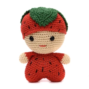 Bebê Moranguinho em Amigurumi - Artesanato e Personalizados