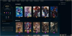 Conta lol 2016 452 Skin Todos os Champs - League of Legends
