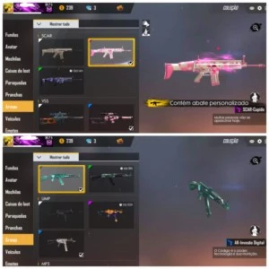Conta FreeFire Diamante 4 - Free Fire