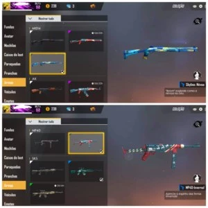 Conta FreeFire Diamante 4 - Free Fire