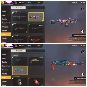 Conta FreeFire Diamante 4 - Free Fire