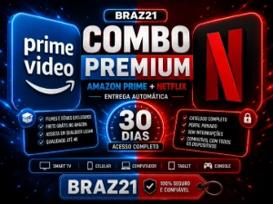 Netflix + Prime Video Assinatura 4K | Conta Privada |30 Dias - Assinaturas e Premium
