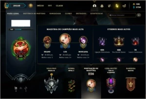 Conta Prata 3 - League of Legends LOL