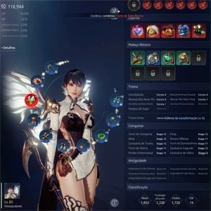 Conta Mir4 Elementalist Lvl 83 116k power, armadura épica 7+