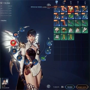 Conta Mir4 Elementalist Lvl 83 116k power, armadura épica 7+