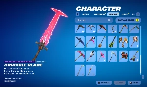 Fortnite com ikonik, renegade e muitas outras skins